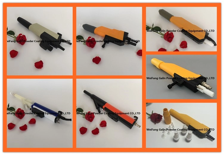 Automatic Electrostatic Powder Coating/Spray/Painting Gun Shell with Nozzles